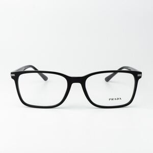 Prada Women Eyeglasses Black Square PR14WV 1AB1O1 BRAND NEW